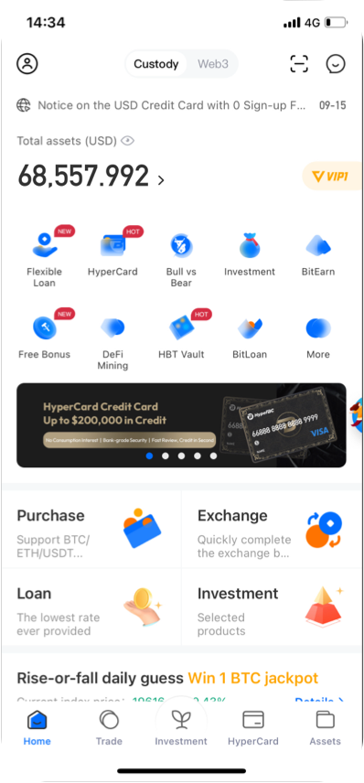 Hyperpay Wallet - Secure Multi Crypto & Bitcoin Wallet